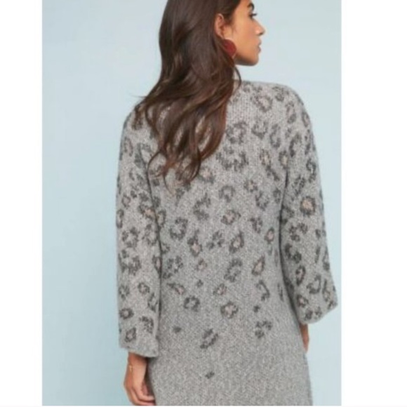 Cupcakes & Cashmere Leopard Cardigan Sweater - Picture 2 of 6